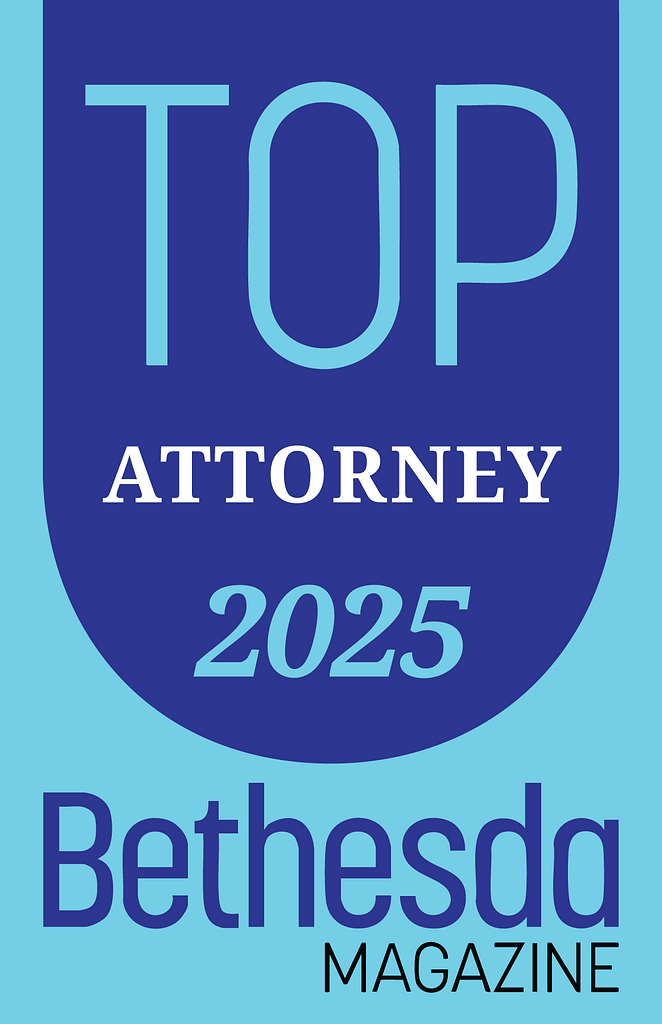 Top Attorney 2025 - Bethesda Magazine badge